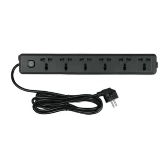 Deli CT705 2 Pin 6 Port 3 Meter Power Strip